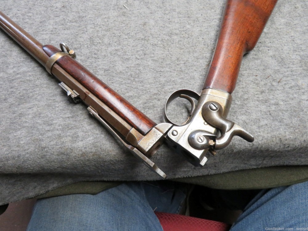 ANTIQUE CIVIL WAR SMITH BREECHLOADING CARBINE-HARD TO FIND-img-16