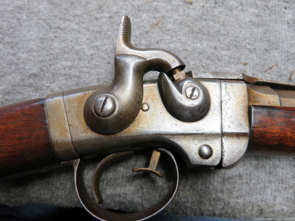 ANTIQUE CIVIL WAR SMITH BREECHLOADING CARBINE-HARD TO FIND-img-11