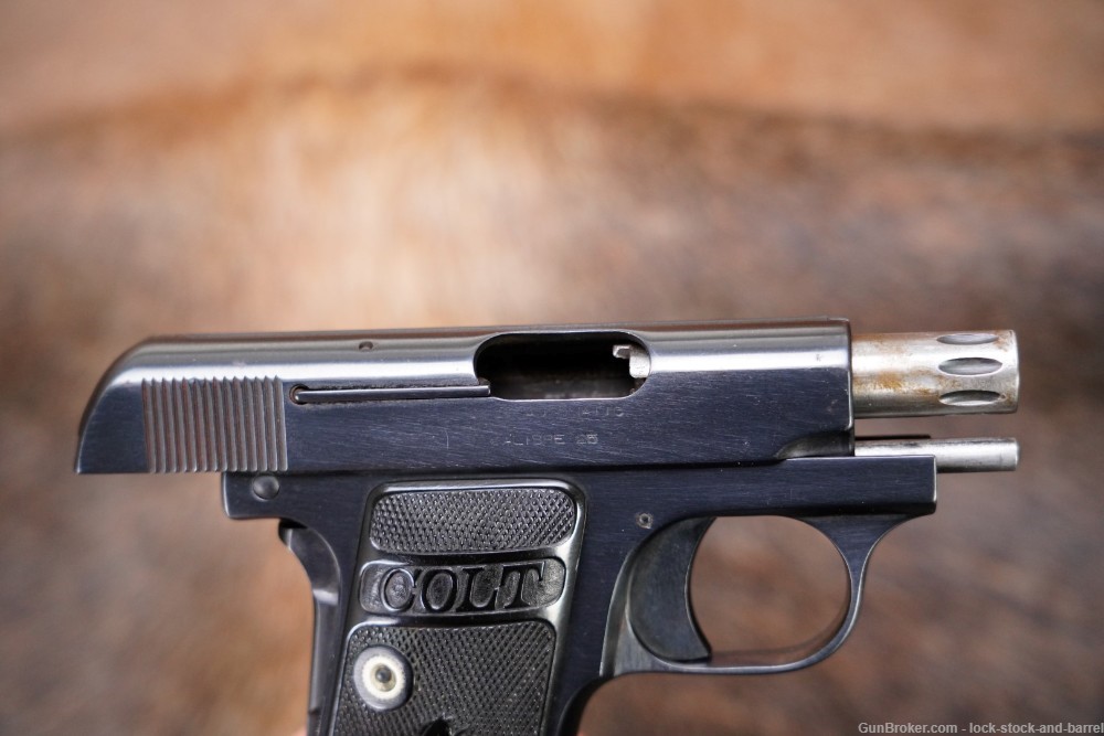 Colt Model 1908 Vest-Pocket .25 ACP Semi-Automatic Pistol, MFD 1913 C&R-img-8