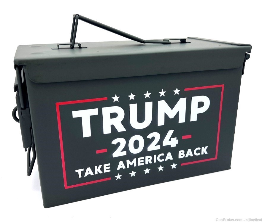 Trump 2024 50cal Ammo Can - ODG - UV Printed (Permanent)-img-0