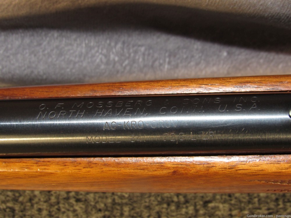 Mossberg Model 341 Deluxe Monte Carlo 22 S L LR 24"w/ Mag Nice-img-3