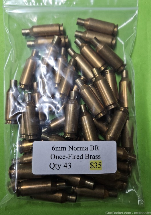 6mm BR Norma Once-fired Brass-img-0