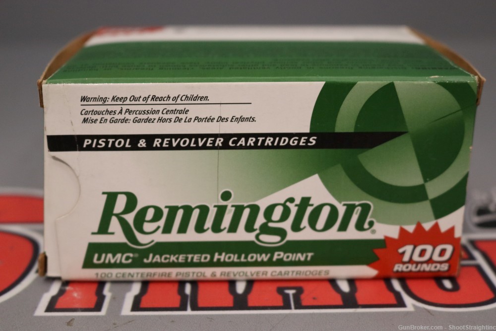 Lot O' One (1) Box of 95rds Remington .38SPL+P 125gr SJHP-img-1