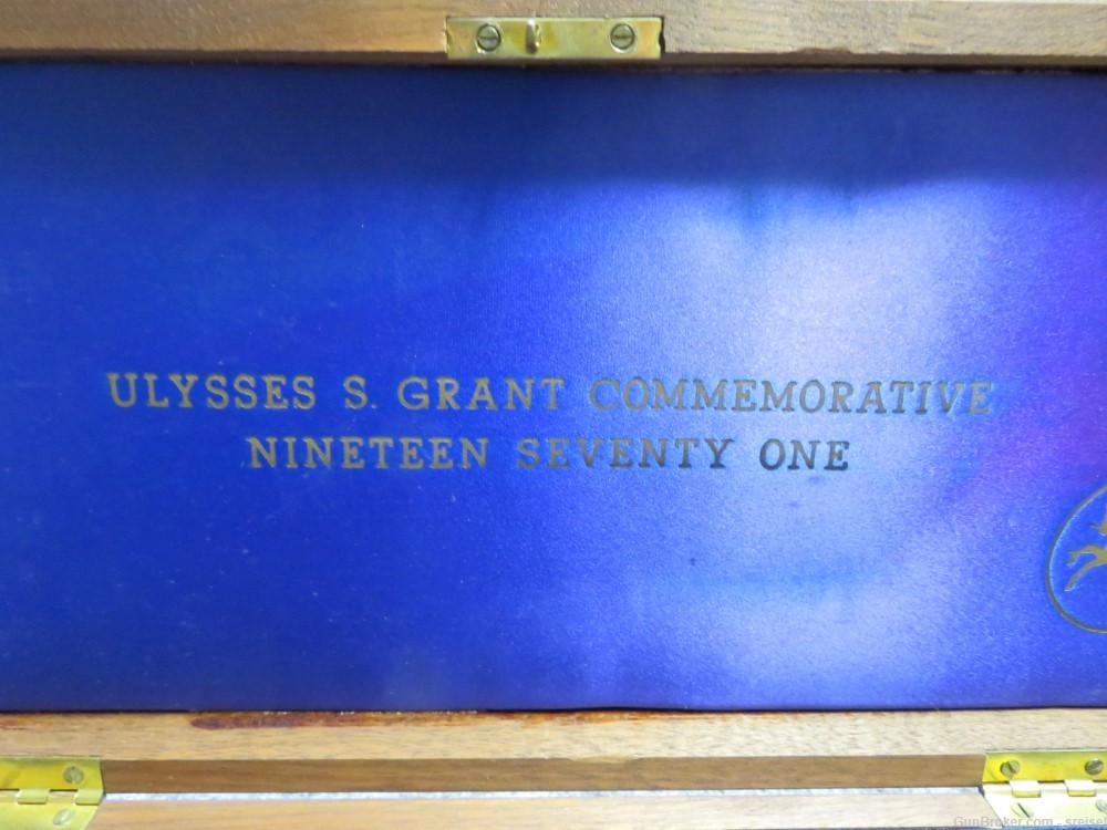 COLT “C” SERIES ULYSSES S. GRANT COMMEMORATIVE 1851 NAVY REVOLVER W/ CASE-img-5