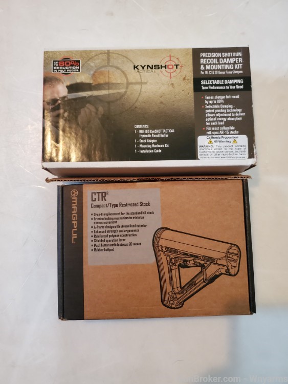 Mesa Tactical stock with Kynshot recoil kit, Magpul CTR  for Remington 870 -img-4