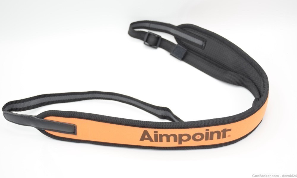 AIMPOINT RIFLE SLING PROMO ITEM BLAZE ORANGE FOR HUNTING AIMPOINT T1 T2-img-0