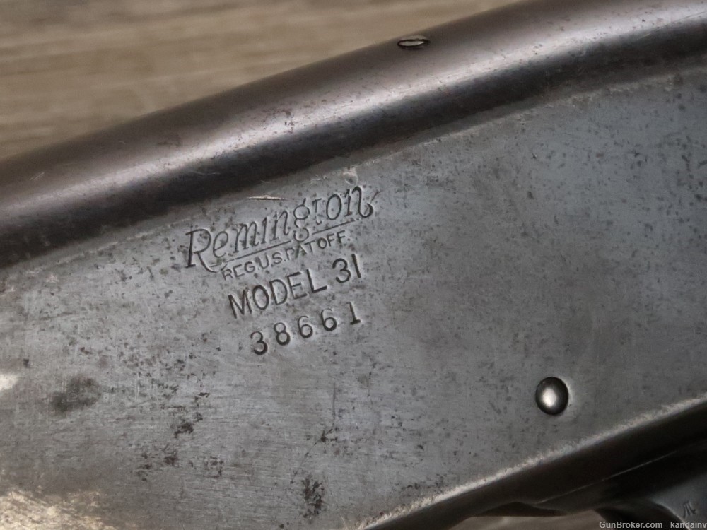 Remington Model 31 Pump Action 12 Ga Shotgun 26" Solid Rib-img-10