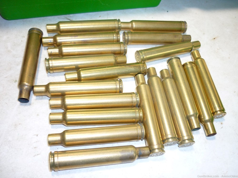 20ct - ONCE FIRED BRASS - 300 WBY MAG - WEATHERBY Factory Brass UNPROCESSED-img-15