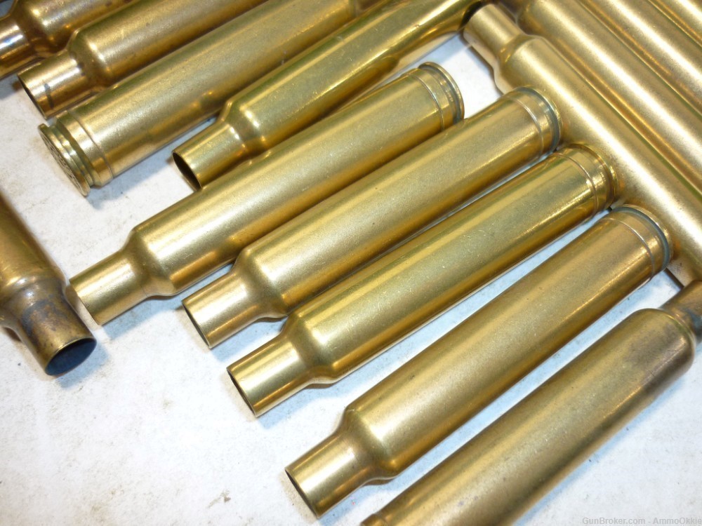 20ct - ONCE FIRED BRASS - 300 WBY MAG - WEATHERBY Factory Brass UNPROCESSED-img-16