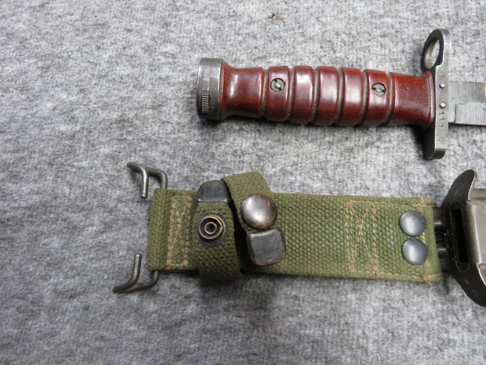 DUTCH M4 BAYONET FOR M1 CARBINE-NICE CONDITION-HARD TO FIND-img-2