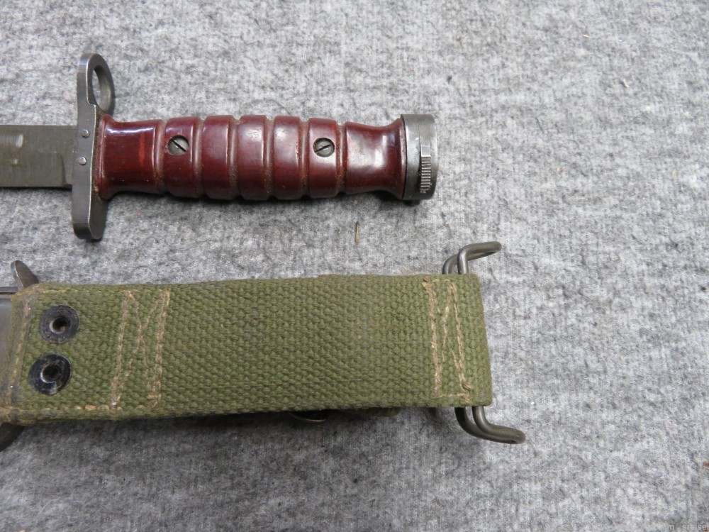 DUTCH M4 BAYONET FOR M1 CARBINE-NICE CONDITION-HARD TO FIND-img-6