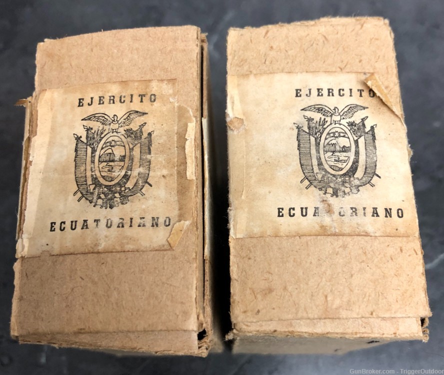 2 Boxes 30 Rd Ecuadorian 8x57 7.92mm Surplus Rifle Ammunition 8mm Mauser-img-0