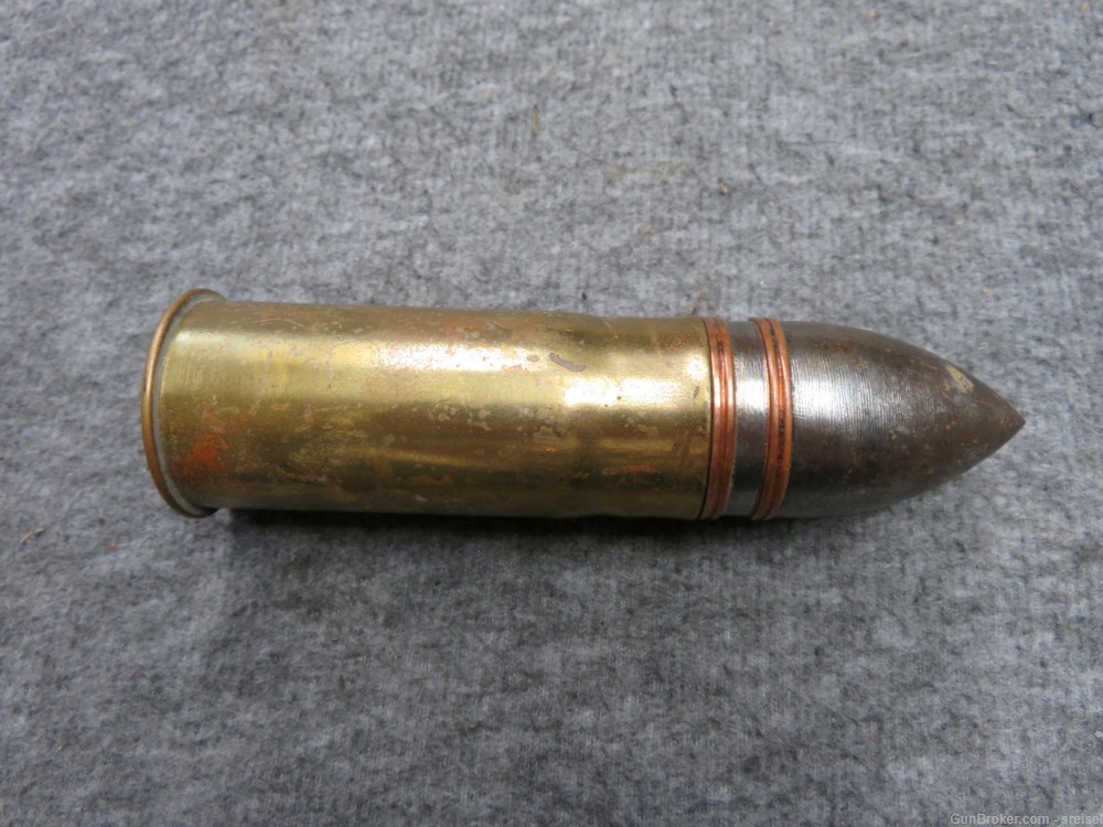 WWI FRENCH 37MM MODEL 1916 INFANTRY GUN ROUND-DATED 1917-img-1