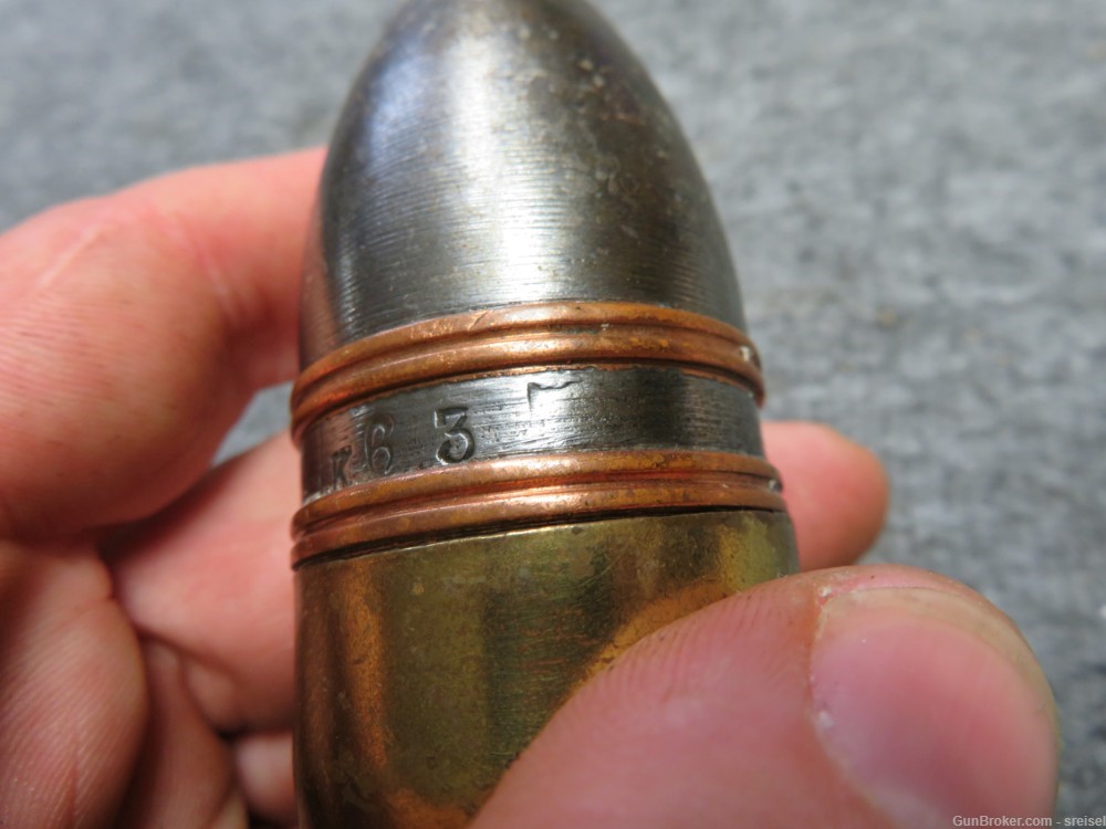 WWI FRENCH 37MM MODEL 1916 INFANTRY GUN ROUND-DATED 1917-img-7