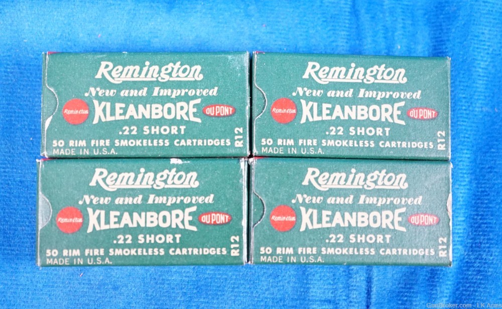 REMINGTON KLEANBORE 22 SHORT 4 BOXES 200 ROUNDS-img-1