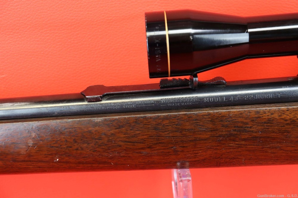 *Winchester 43 .22Hornet W/Scope- GOOD COND!-img-4