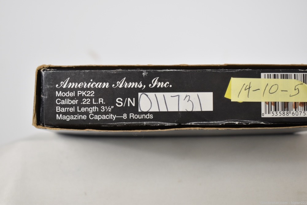 American Arms Erma PK22 in box. * ABSOLUTE AUCTION *-img-12
