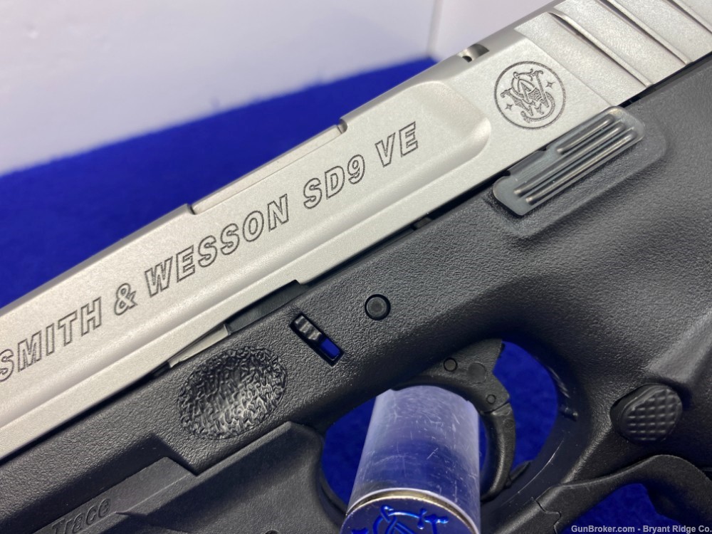 Smith Wesson SD9VE 9mm SS 4" *EYE CATCHING MOUNTED CRIMSON TRACE LASER*-img-17