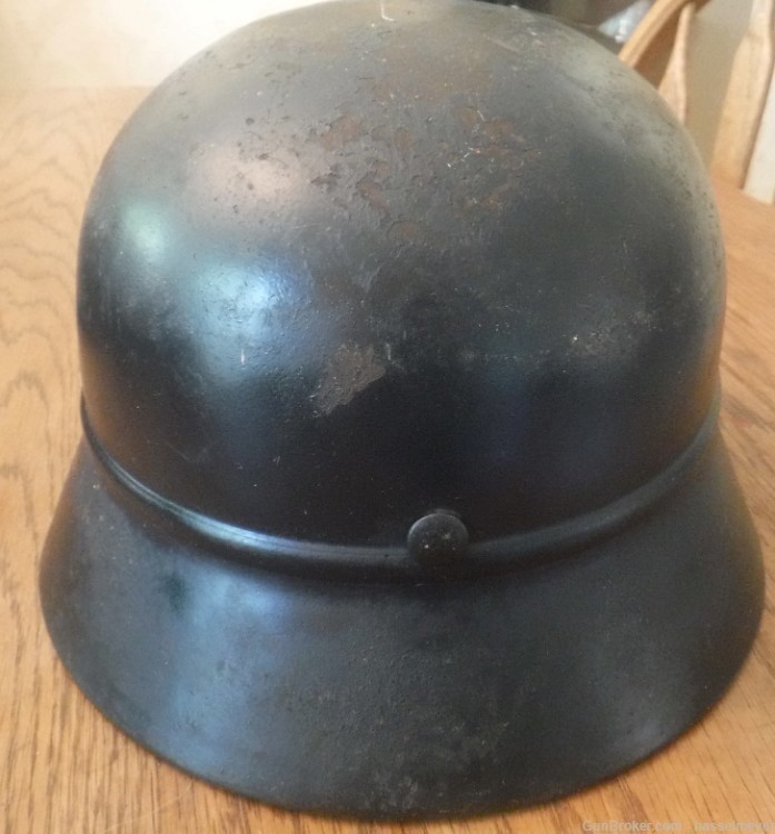 German WW2 Luftshutz M40 Beaded Helmet (Q 60)-img-3