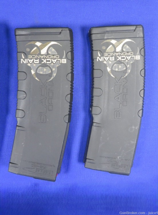Set of 6 Black Rain Ordnance Laser Engraved AR15 Magazines-See Description-img-2