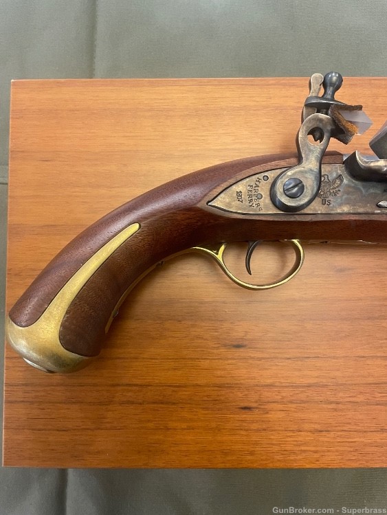 Harper's Ferry Flintlock 54 caliber pistol! Rare! Own a piece of history -img-11