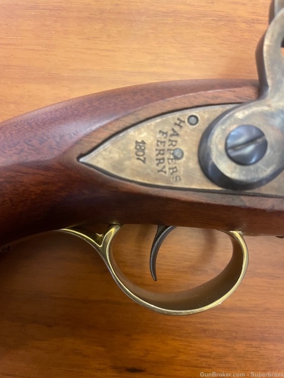 Harper's Ferry Flintlock 54 caliber pistol! Rare! Own a piece of history -img-13