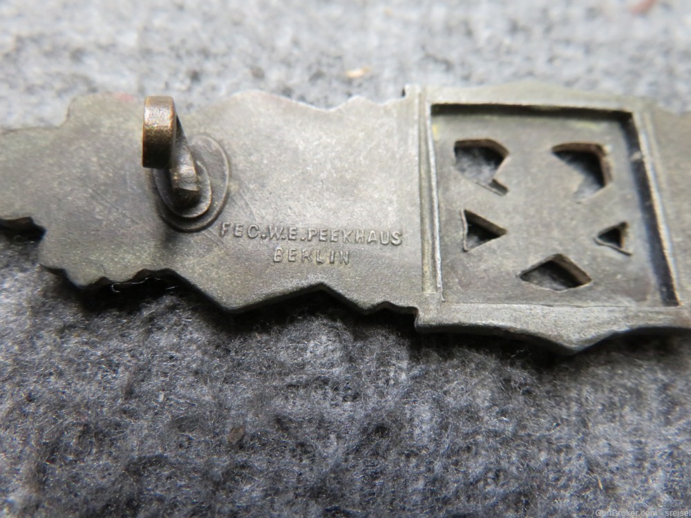 WWII GERMAN CLOSE COMBAT CLASP-NICE DETAIL-MAKER MARKED-img-6