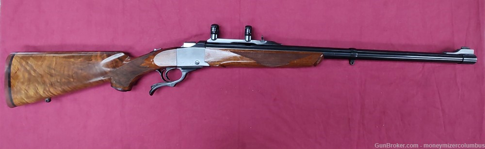 USED RUGER NUMBER 1 TROPICAL RIFLE RE CHAMBERED TO .458 LOTT-img-0