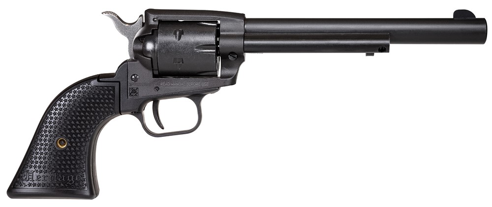 Heritage Mfg Rough Rider 22 LR Revolver 6.50 6 Shot Black SRR22BS6PG-img-0