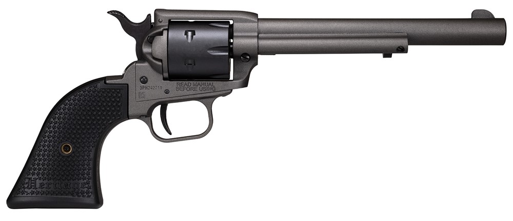 Heritage Mfg Rough Rider 22 LR Revolver 6.5 6 Shot Tungsten Gray SRR22C6-img-0