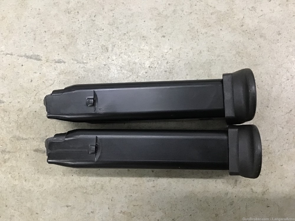 Lot of 2 Factory Heckler & Koch H&K .357 Sig 10rd Mags Penny Auction NR -img-4