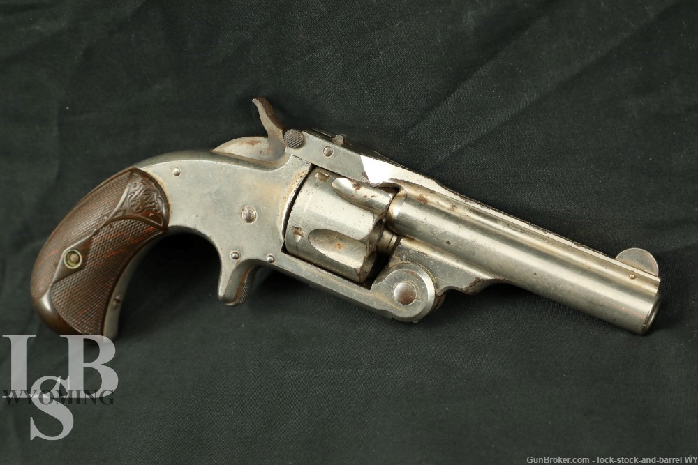 Smith & Wesson S&W .32 Single Action Model 1 1/2 Top-Break Revolver Antique-img-0
