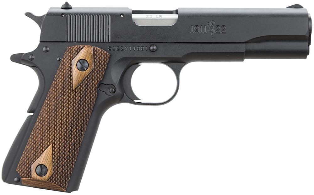 Browning 1911-22A1 .22 Long Rifle 4.25 BBL Blue Fixed Sights 10 Rd -img-1