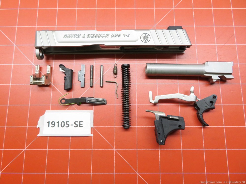 Smith & Wesson SD9 VE 9mm  Repair Parts #19105-SE-img-1