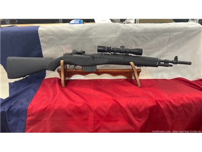 Springfield Scout Squad M1A W/ Burris 2-7 Long eye relief 18"