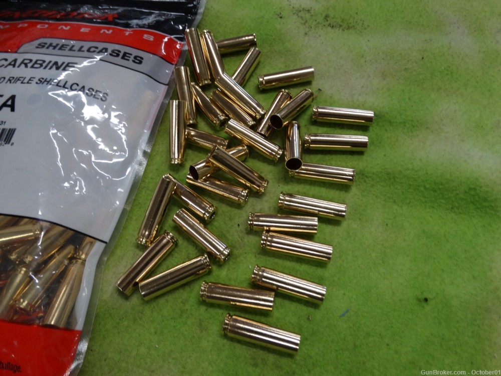 132 30 Carbine reloading brass 100 New Winchester 32 once fired-img-3