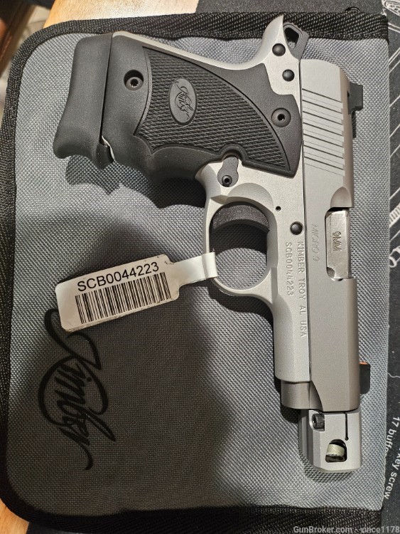 Kimber micro 9mm stainless with compensator -img-1