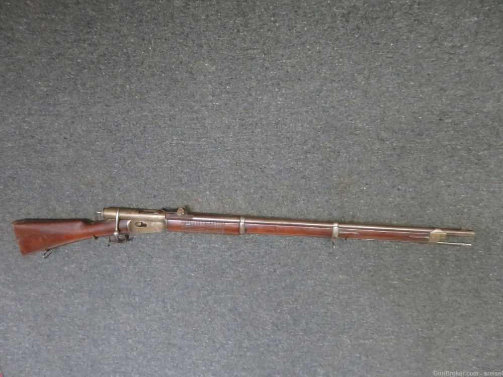 ANTIQUE SWISS MODEL 1871 VETTERLI RIFLE-SOC. SUISSE-MATCHING-img-0