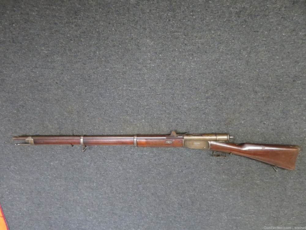 ANTIQUE SWISS MODEL 1871 VETTERLI RIFLE-SOC. SUISSE-MATCHING-img-3