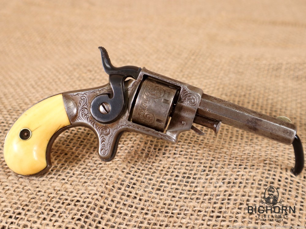 Ethan Allen & Co., 22 Sidehammer Rimfire Revolver, 8th Issue, *1858-1865* -img-5
