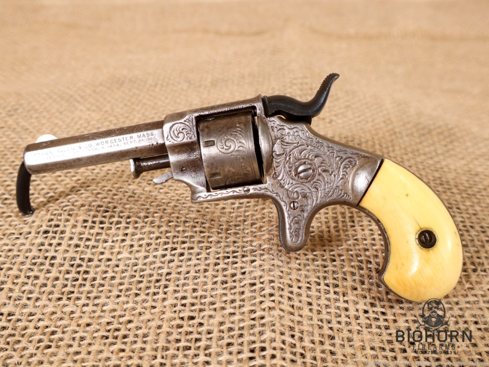 Ethan Allen & Co., 22 Sidehammer Rimfire Revolver, 8th Issue, *1858-1865* -img-1
