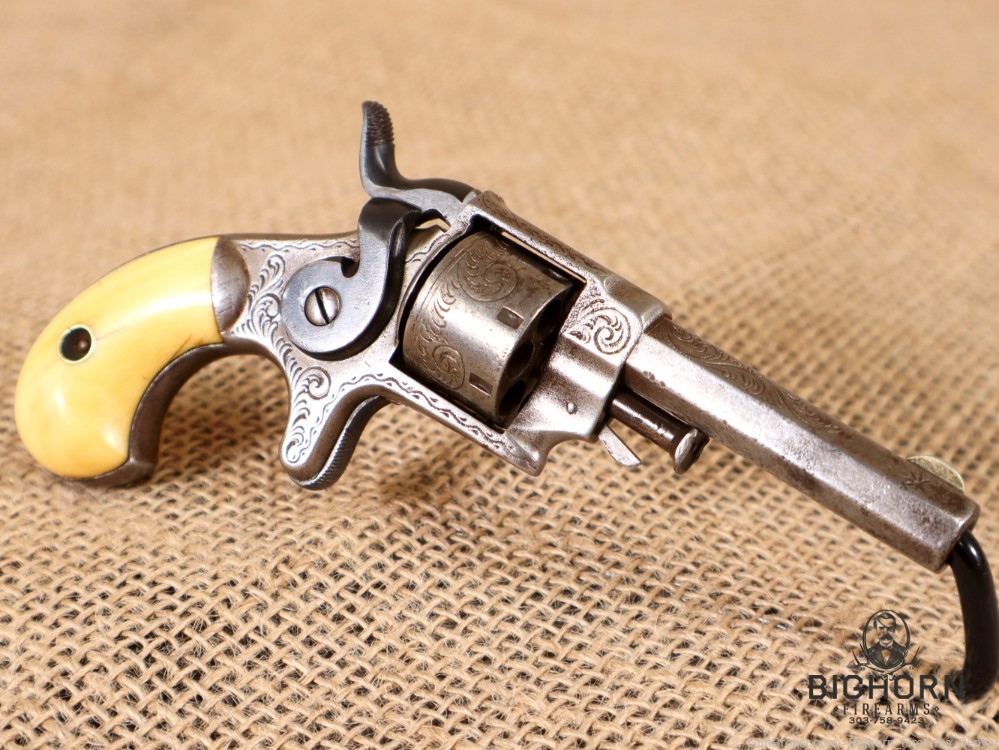 Ethan Allen & Co., 22 Sidehammer Rimfire Revolver, 8th Issue, *1858-1865* -img-4