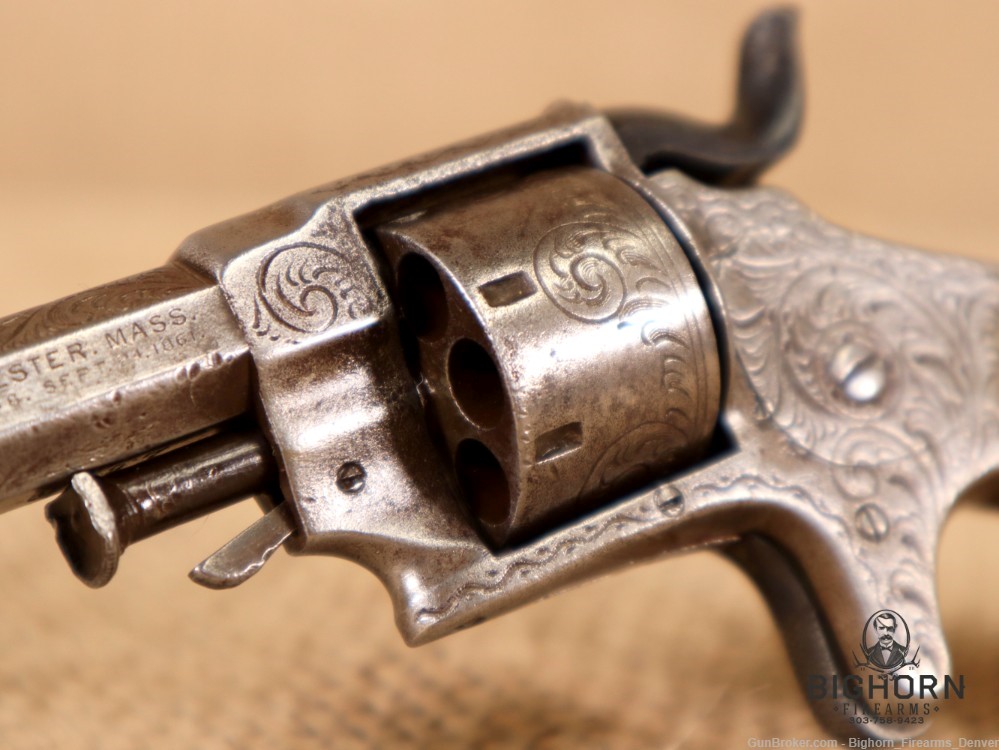 Ethan Allen & Co., 22 Sidehammer Rimfire Revolver, 8th Issue, *1858-1865* -img-12