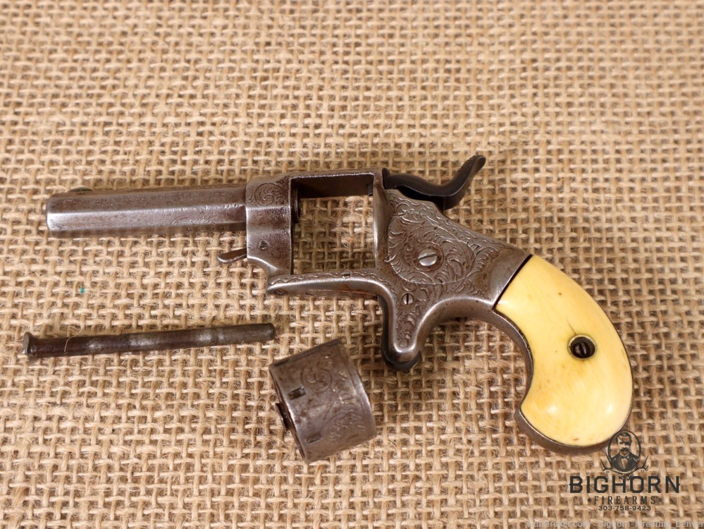 Ethan Allen & Co., 22 Sidehammer Rimfire Revolver, 8th Issue, *1858-1865* -img-20