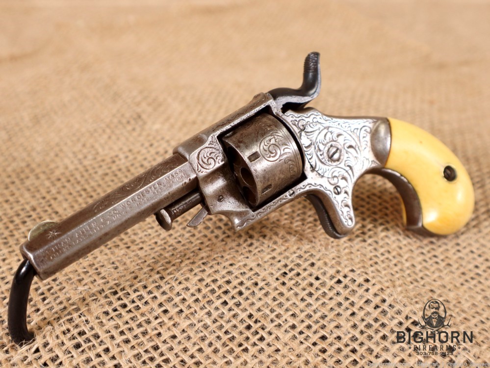 Ethan Allen & Co., 22 Sidehammer Rimfire Revolver, 8th Issue, *1858-1865* -img-2