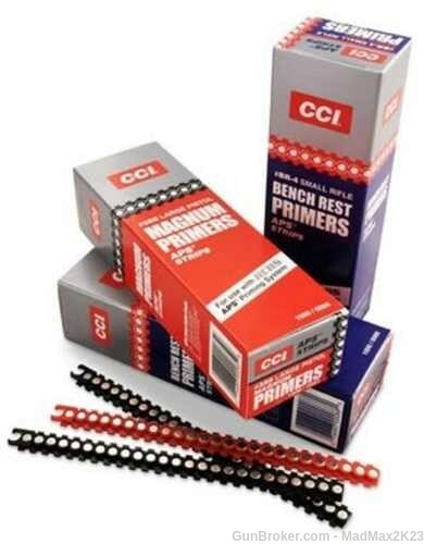 CCI APS Strip Small Rifle Magnum Primers #450  (Box of 1000 and Box of 900)-img-1