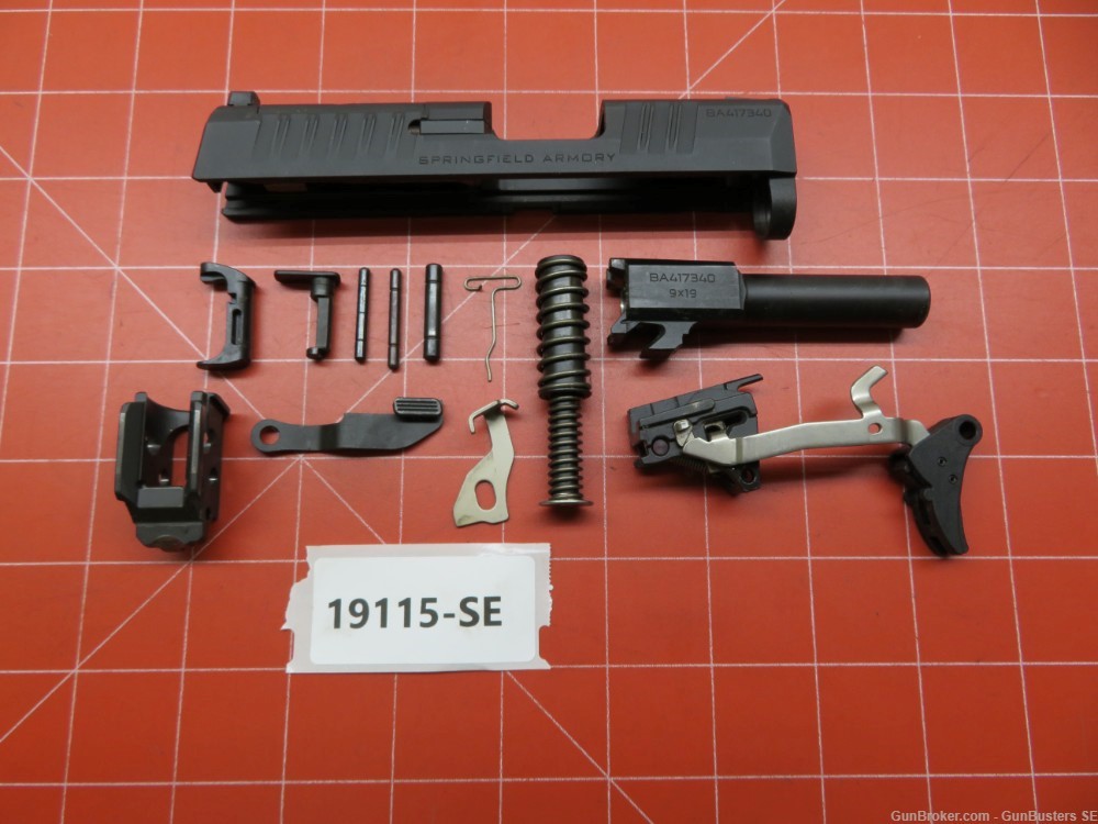 Springfield Hellcat 9mm Repair Parts #19115-SE-img-0