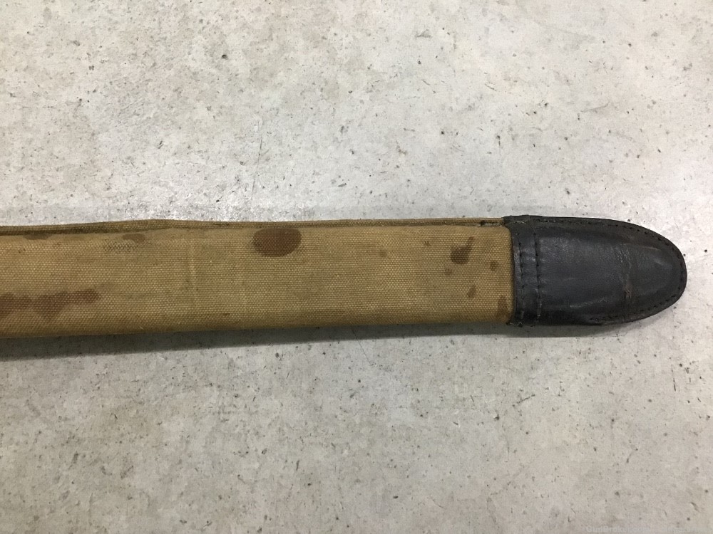USGI M1905 Springfield 1903 Bayonet Made 1909 Canvas Scabbard Penny 0.01 NR-img-2