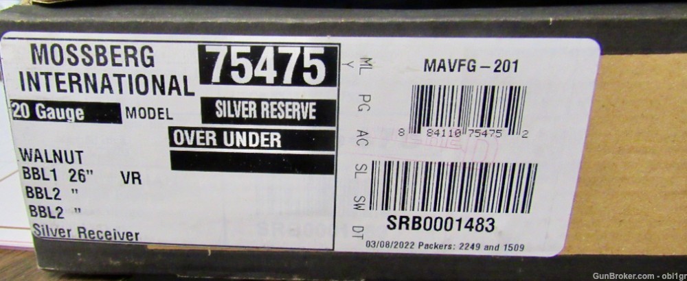 MINT In Box Mossberg Silver Reserve 20 Gauge Over Under Shotgun .01 NR-img-15