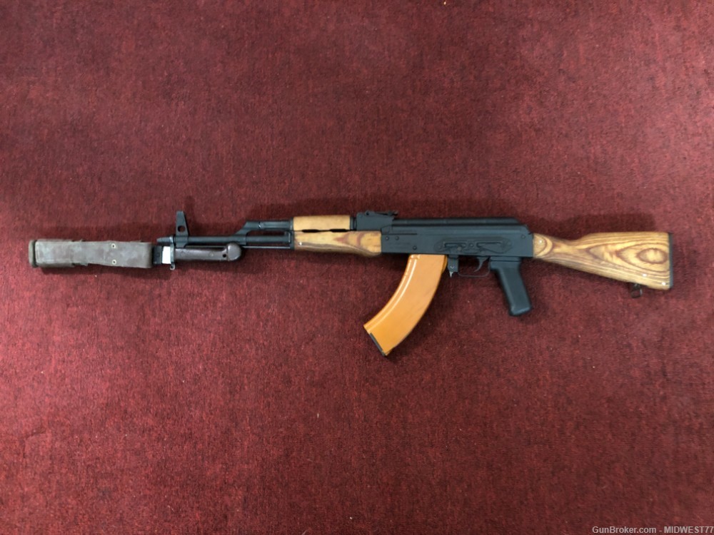 ROMANIAN ROMARM CUGIR WASR-10 63 7.62X39 RIFLE with BAYONET & MAGS AS SHOWN-img-6